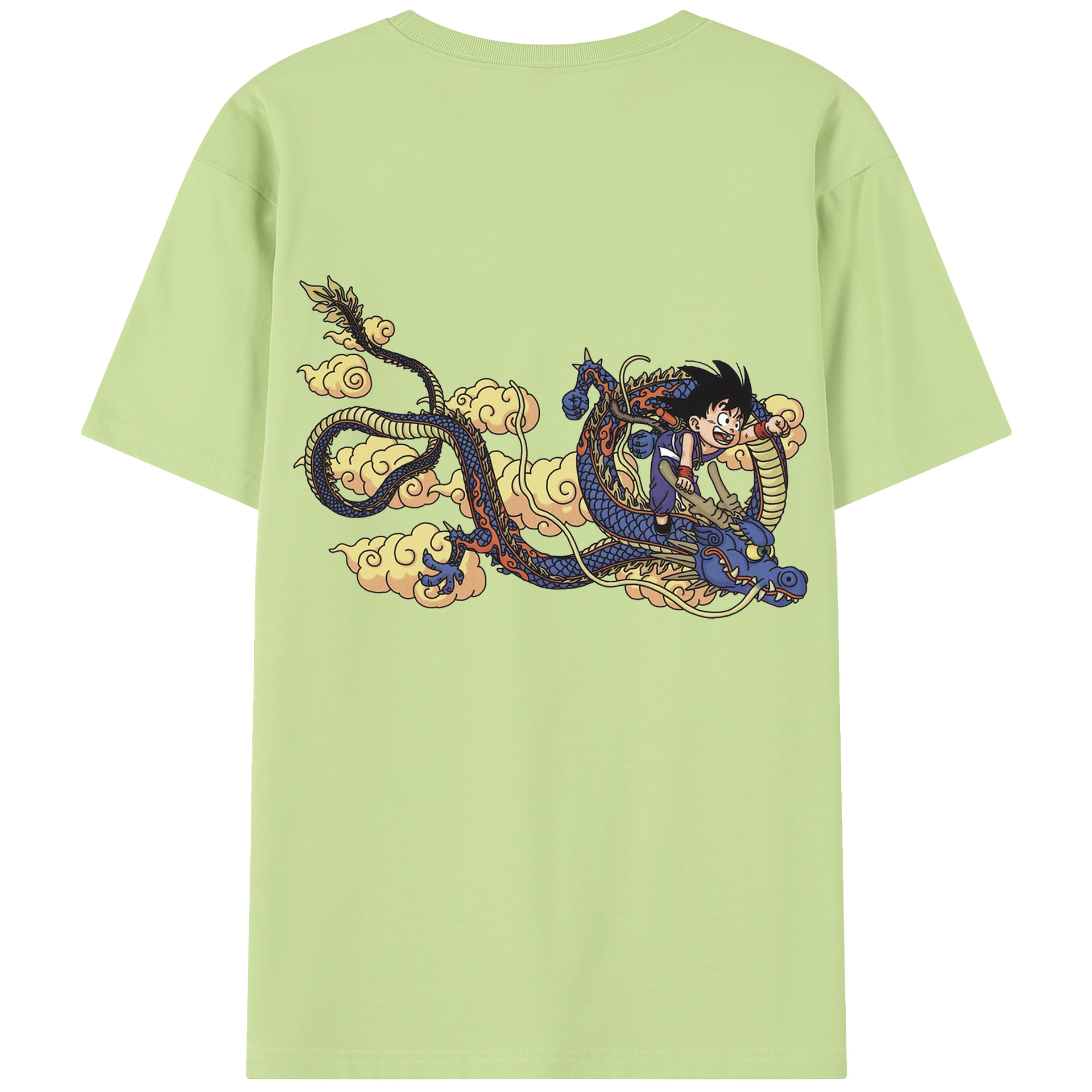 （画像用） ドラゴンボール 神龍 シェンロン DRAGON BALL Shenron 綿100％半袖Tシャツ（背面プリント）